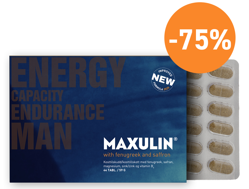 Produktpakke Maxulin - kosttilskudd for menn